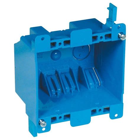 extra deep 2 gang electrical box|shallow 2 gang electrical box.